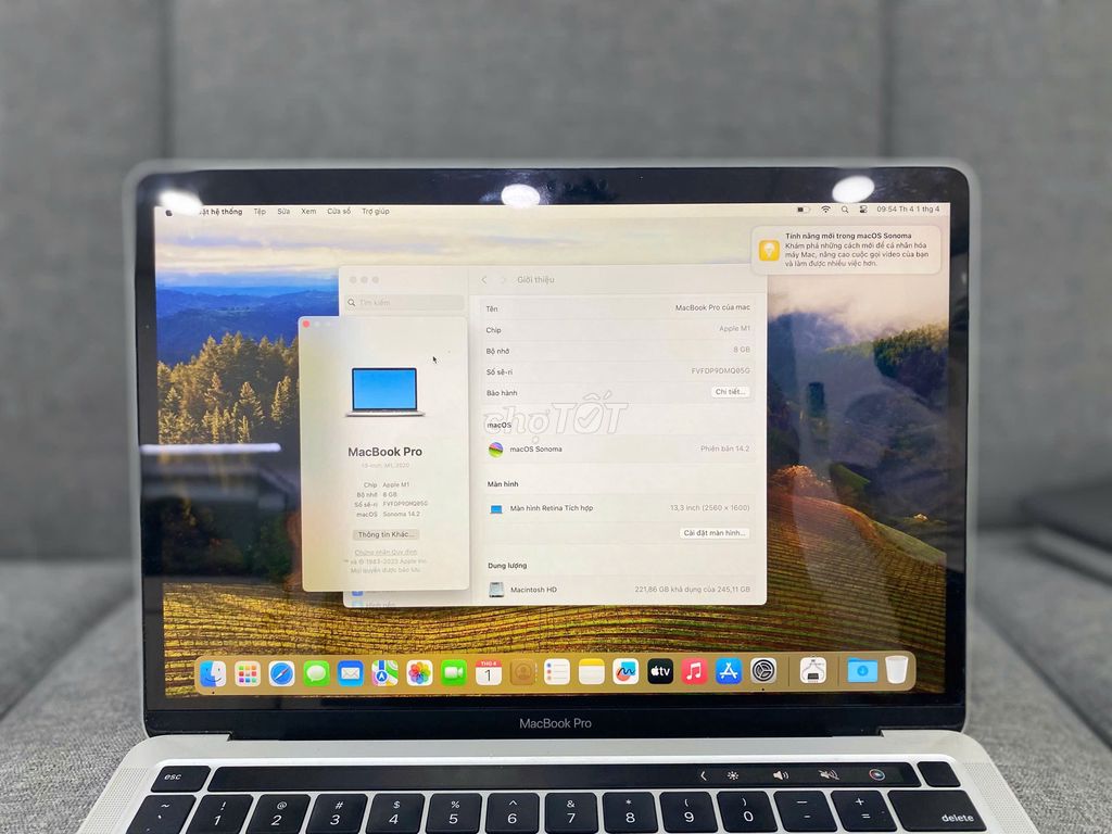 Macbook Pro 13inch 2020 Chip M1 Ram 8Gb & 16Gb. Mua bán Laptop tại Quận 10 Tp Hồ Chí Minh được đăng bởi Lapvn hình 1
