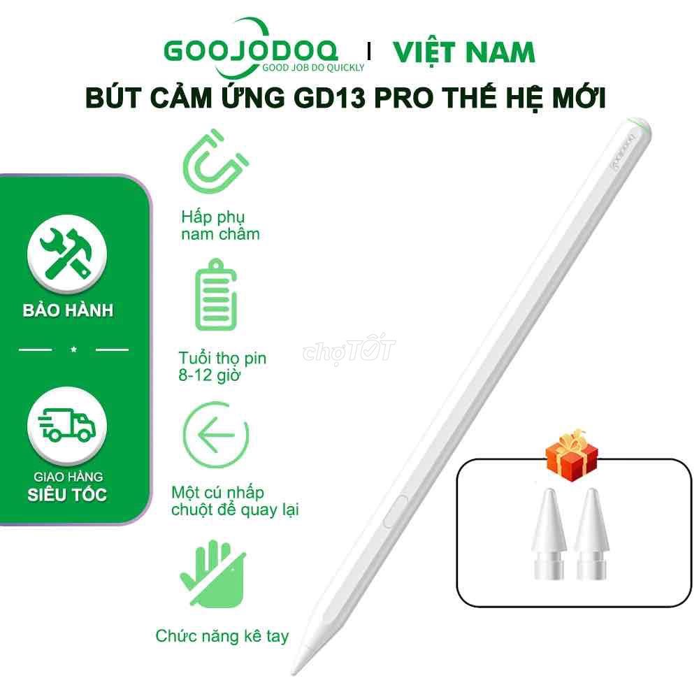 Bút cảm ứng Goojodoq GD13 Pro Trắng. Mua bán Phụ kiện (Màn hình, Chuột...) tại Thành phố Vinh Nghệ An được đăng bởi Mạnh Nguyễn hình 1