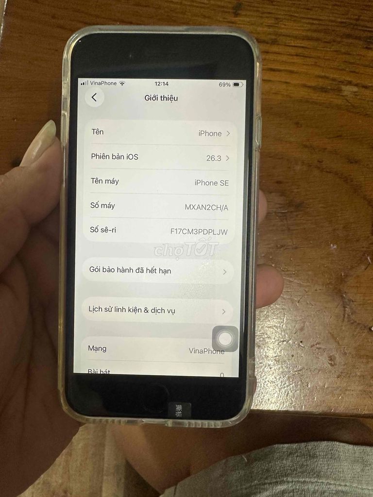 Điện thoại iPhone SE Trắng. Mua bán Điện thoại tại Thành phố Dĩ An Bình Dương được đăng bởi văn huê hình 1