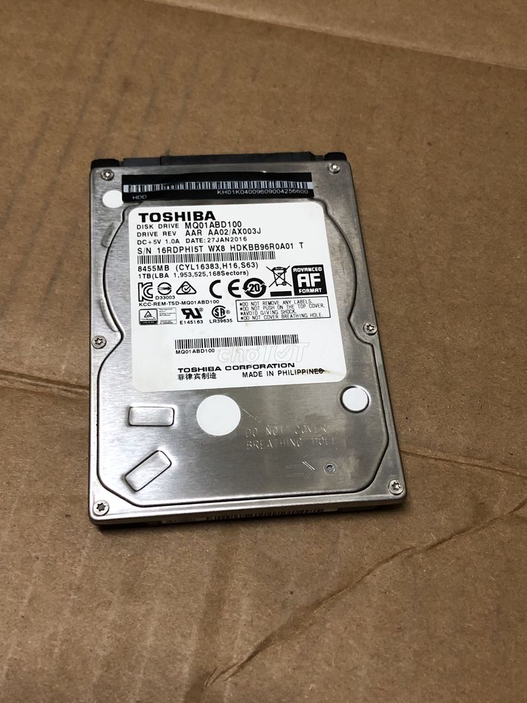 Ổ cứng HDD tháo máy latop Toshipa made in Philipin