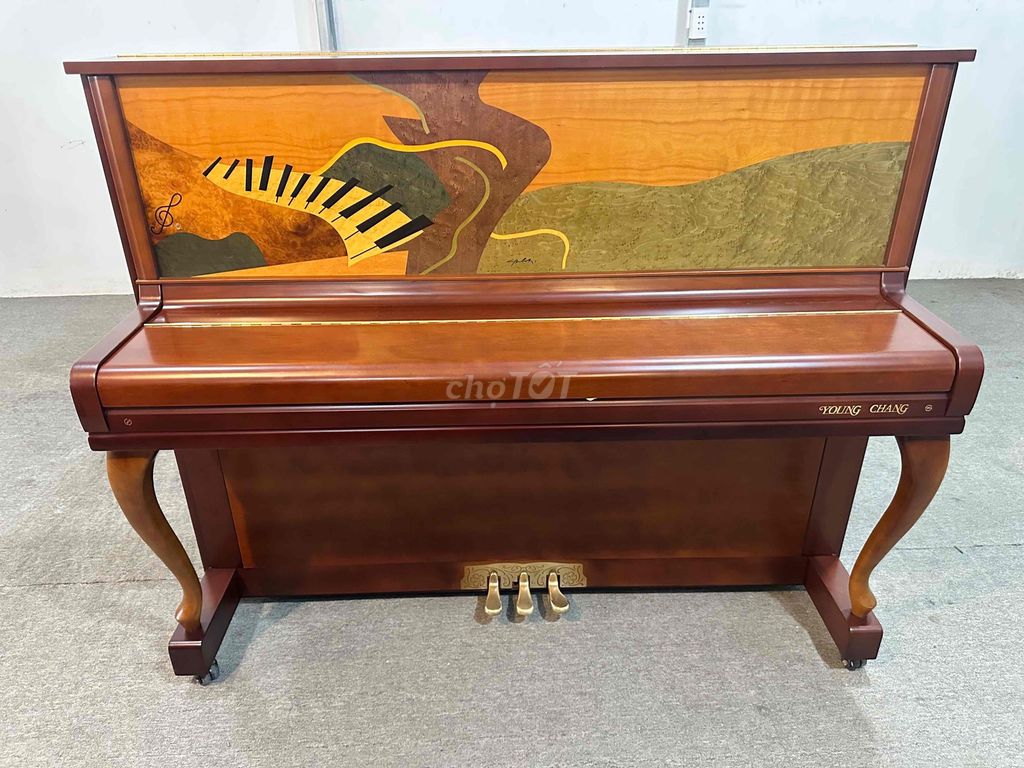 Đàn piano cơ Young Chang màu gỗ. Mua bán Nhạc cụ tại Huyện Bình Chánh Tp Hồ Chí Minh được đăng bởi THẾ GIỚI PIANO HCM hình 1
