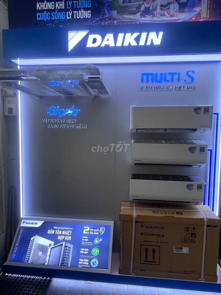 Combo Daikin Multi S inverter 1 nóng/ 3 lạnh. Mua bán Máy lạnh, điều hoà tại Quận 7 Tp Hồ Chí Minh được đăng bởi ĐIỆN MÁY NGUYỄN LINH hình 6