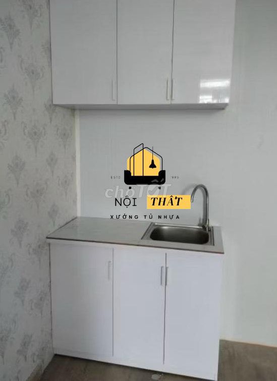 Tủ bếp Nhựa Đài Loan Trắng 80cm . Mua bán Tủ, kệ gia đình tại Quận 6 Tp Hồ Chí Minh được đăng bởi Cửa Hàng Nội Thất hình 1