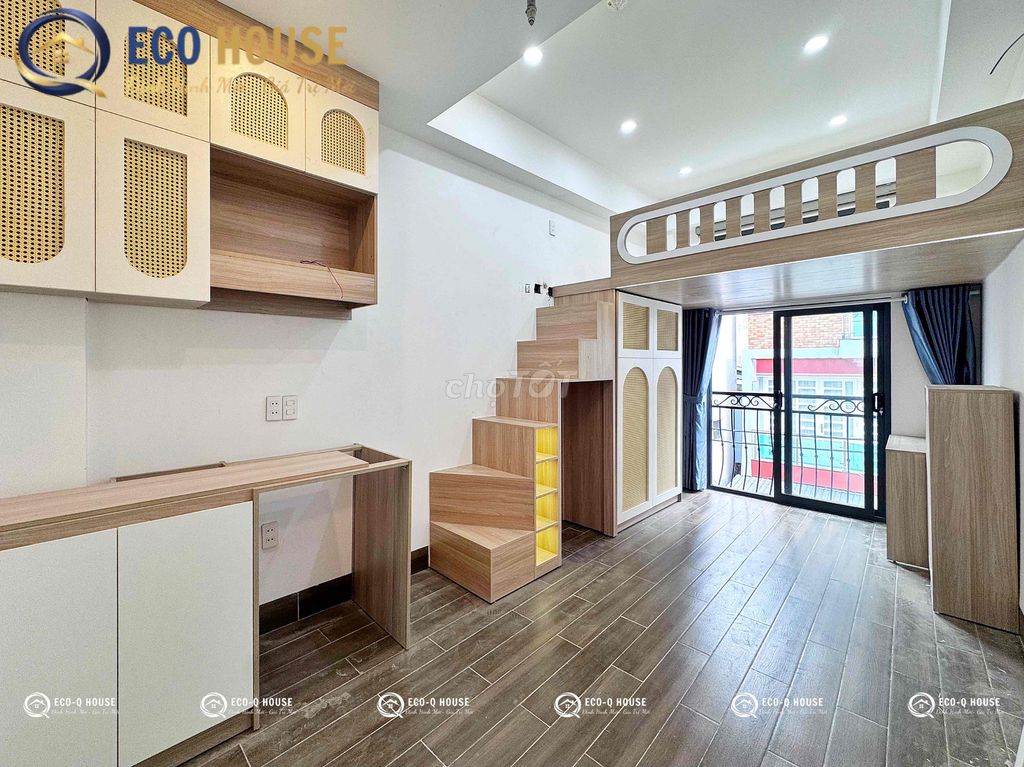 CHO THUÊ DUPLEX MỚI HOÀN THIỆN FULL NỘI THẤT BAN CÔNG