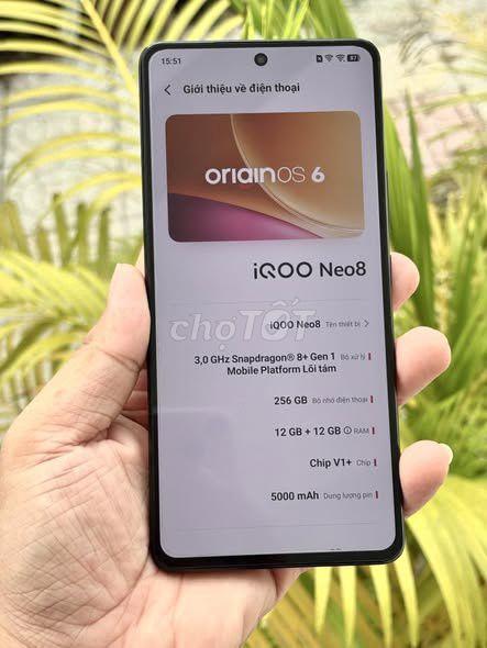 IQOO Neo8 12GB/256GB Đỏ. Mua bán Điện thoại tại Thị xã Bình Minh Vĩnh Long được đăng bởi Hội Đồ Điện Tử hình 1