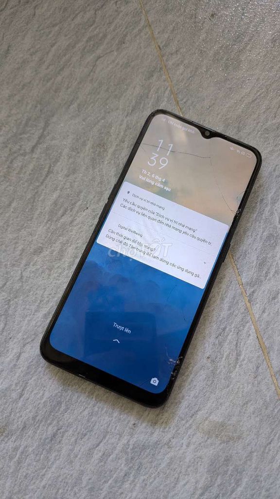 Oppo A5 2020 64GB Đen Màn nứt kính. Mua bán Điện thoại tại Thành phố Bến Tre Bến Tre được đăng bởi Vic hình 1