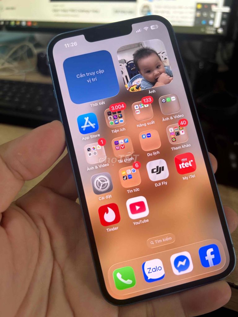 Apple iPhone 13 128GB Xanh 88%. Mua bán Điện thoại tại Thành phố Long Xuyên An Giang được đăng bởi Mê Công Nghệ hình 1