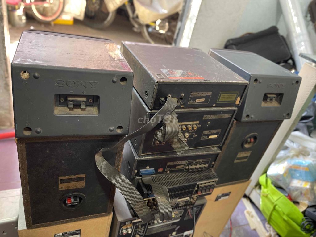 bán 2bộ giàn. sony -jvc. Mua bán Tivi, Âm thanh tại Quận Tân Phú Tp Hồ Chí Minh được đăng bởi thế giới đồ cũ thanh lý hình 1