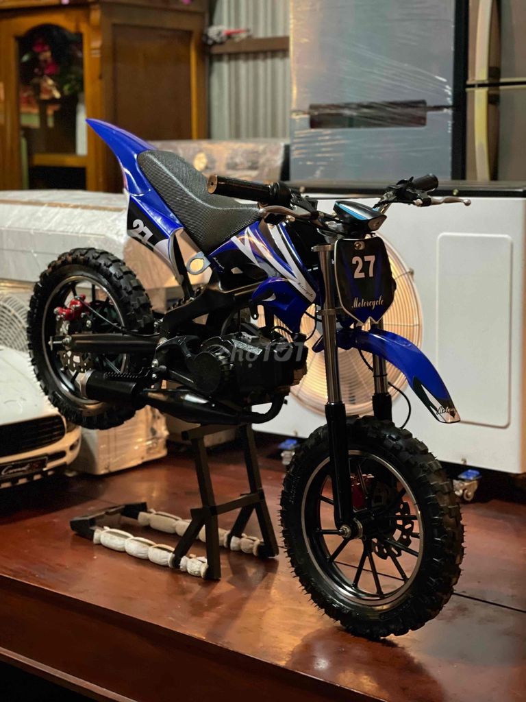 Xe mô tô mini 52cc Xanh dương. Mua bán Xe máy tại Huyện Châu Phú An Giang được đăng bởi Lee Thọ hình 1