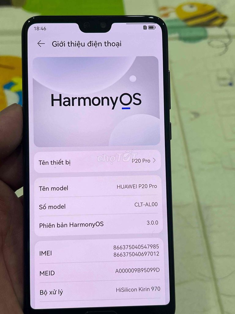 Huawei P20Pro 256GB Đen. Mua bán Điện thoại tại Quận Hoàng Mai Hà Nội được đăng bởi Nguyennoi hình 1