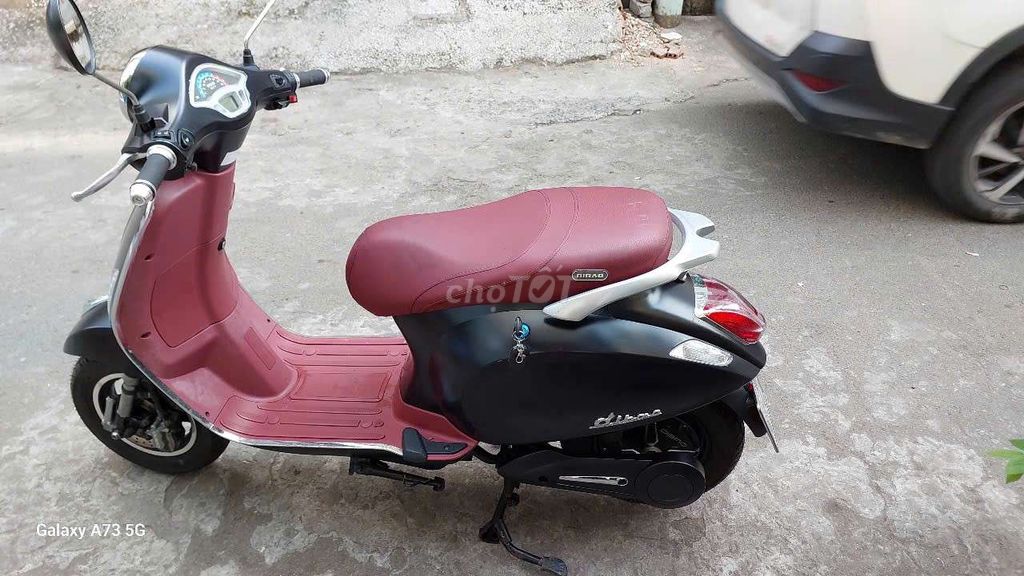 Xe điện kiểu dáng vespa mới 99%