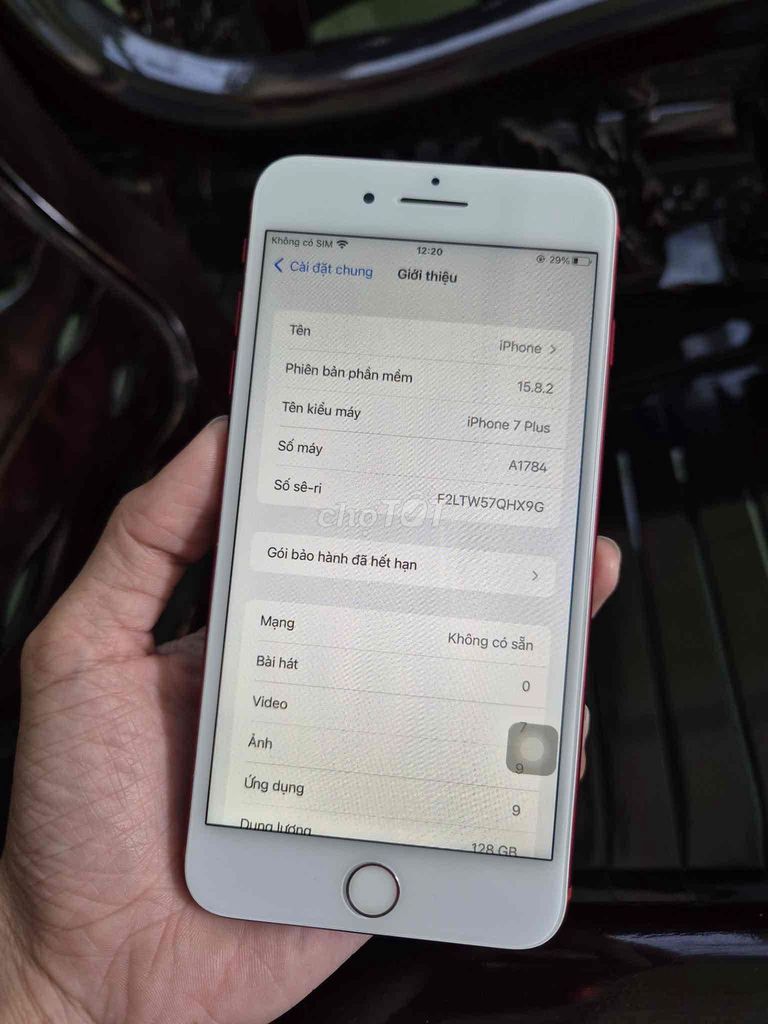 Apple iPhone 7 Plus 128GB Đỏ. Mua bán Điện thoại tại Quận Ngũ Hành Sơn Đà Nẵng được đăng bởi vinh hình 1