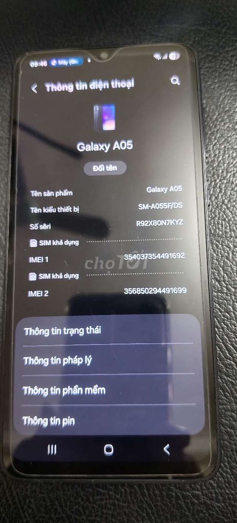 Samsung Galaxy A05 Xám Hỏng cảm ứng. Mua bán Điện thoại tại Quận Hà Đông Hà Nội được đăng bởi Hoàng Phạm hình 1