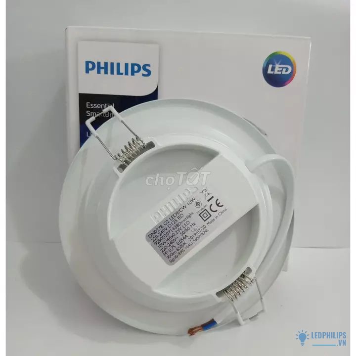 Đèn âm trần Led Philips DN027B G2 10W trắng,