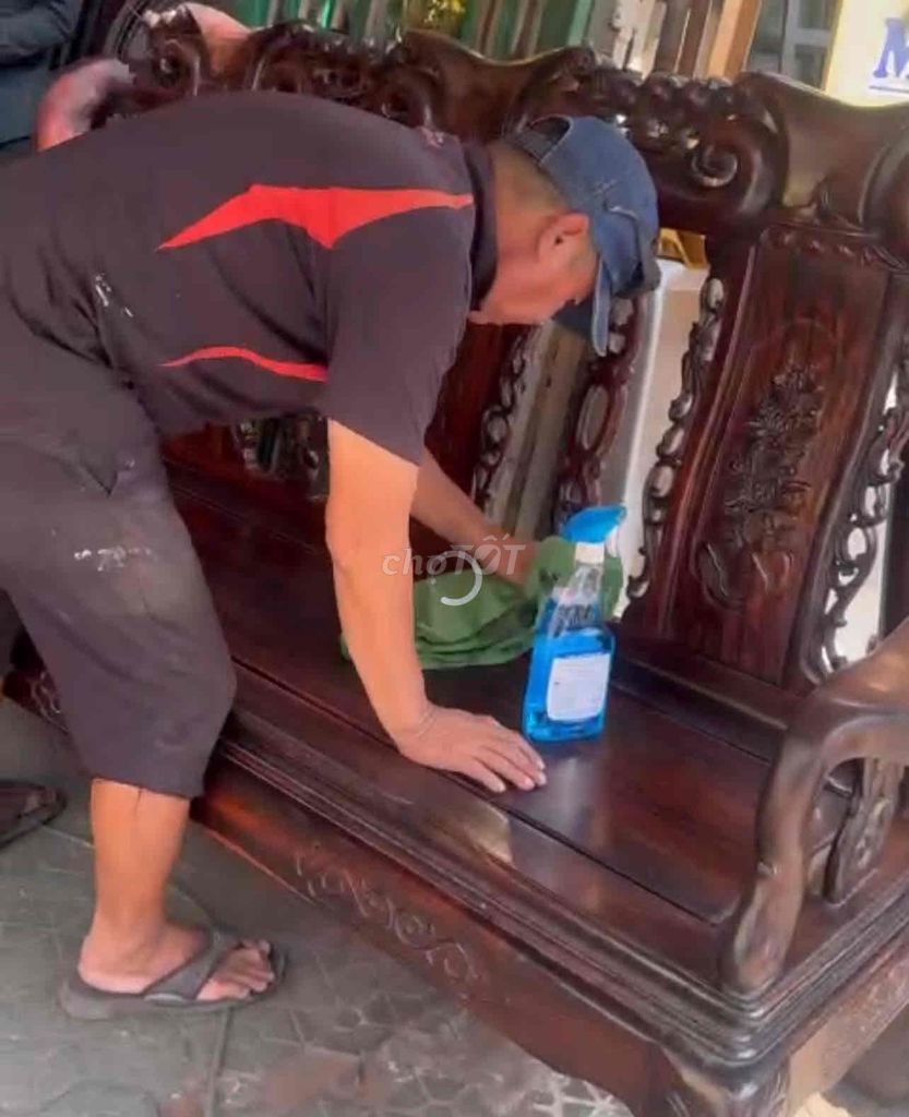 Bộ bàn ghế Gỗ Nâu đỏ 6 món, quý hiếm. Mua bán Bàn ghế tại Quận Gò Vấp Tp Hồ Chí Minh được đăng bởi Thomas hình 1