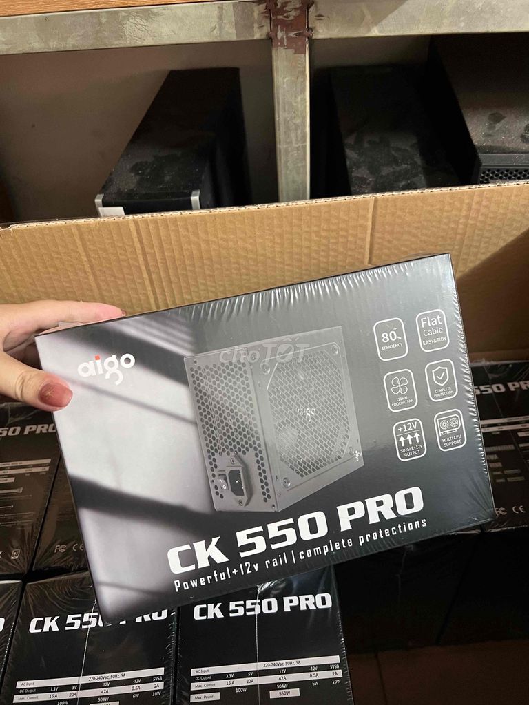 Nguồn 550W CST CK550 Bản Pro New Pass Rẻ 545k