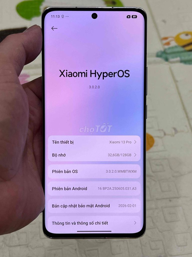 Xiaomi 13Pro, bản 8/128, xám xi măng, QT. Mua bán Điện thoại tại Quận Hoàng Mai Hà Nội được đăng bởi Nguyennoi hình 1