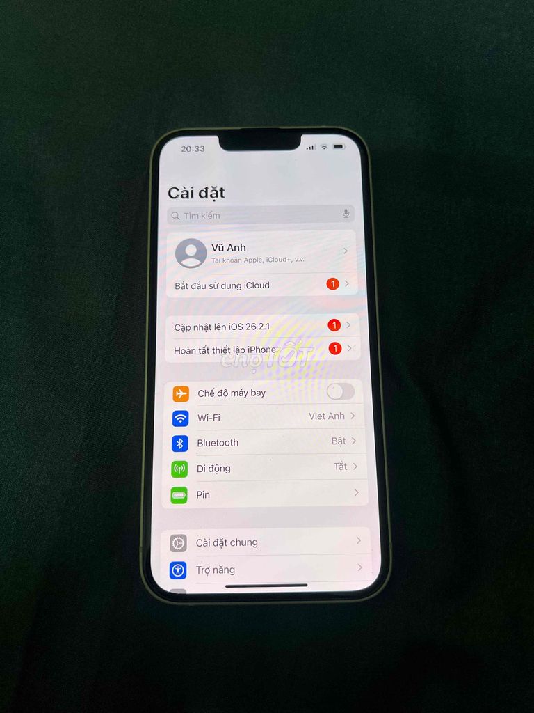 Apple iPhone 13 128GB Trắng Đã sử dụng. Mua bán Điện thoại tại Quận Dương Kinh Hải Phòng được đăng bởi Việt Anh hình 1