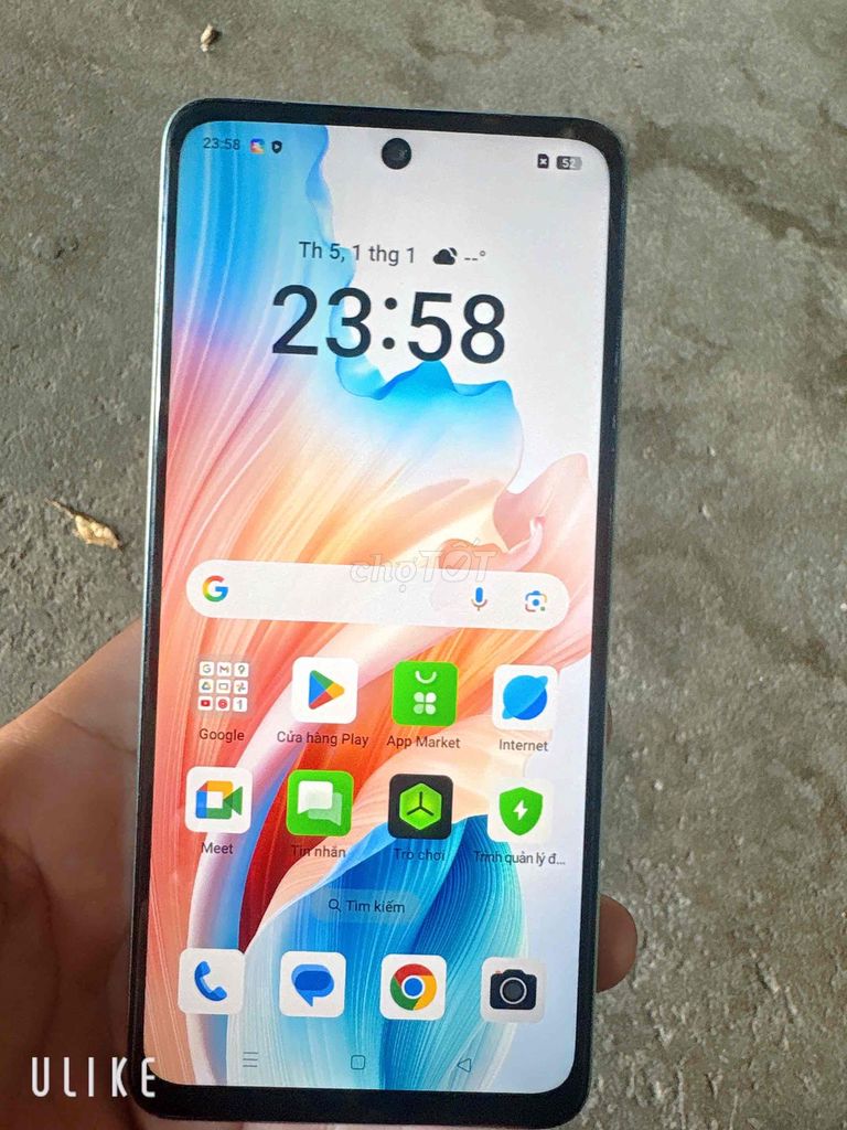 Oppo A58 5G 128GB Xanh ngọc. Mua bán Điện thoại tại Thành phố Thuận An Bình Dương được đăng bởi dt thanh ly hình 1