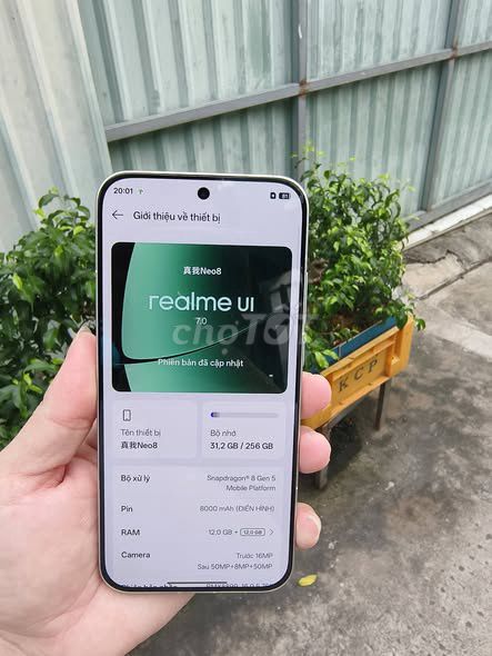 Realme Neo 8 256GB Trắng. Mua bán Điện thoại tại Quận 1 Tp Hồ Chí Minh được đăng bởi Hội Đồ Điện Tử hình 1