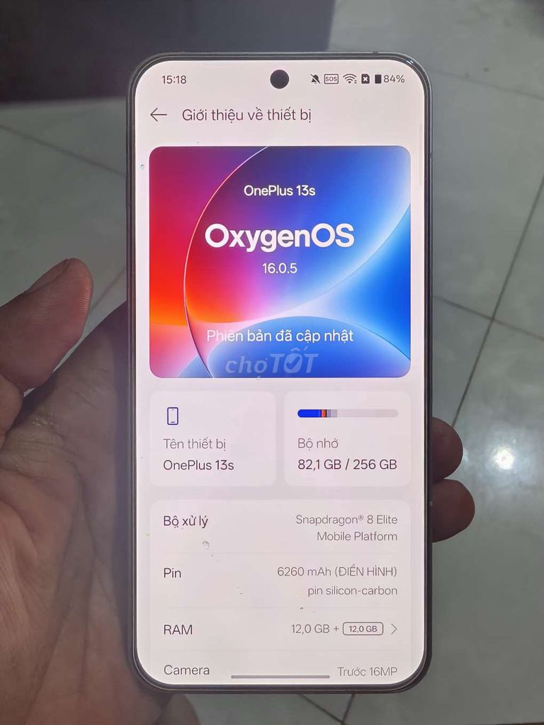OnePlus 13s 256GB Bạc. Mua bán Điện thoại tại Huyện Kiên Lương Kiên Giang được đăng bởi Coca Shop hình 1