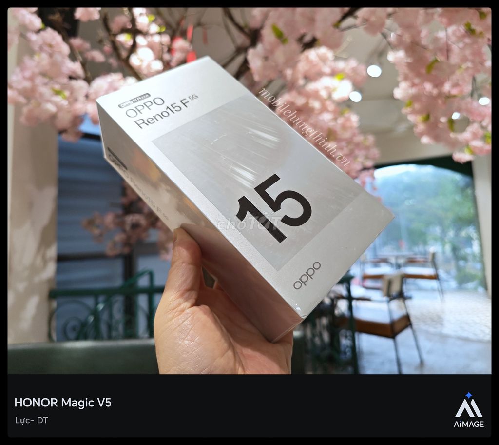 OPPO Reno 15F 256GB Xanh hàng chính hãng mới tinh. Mua bán Điện thoại tại Quận Hoàng Mai Hà Nội được đăng bởi mobilehungthinh hình 1