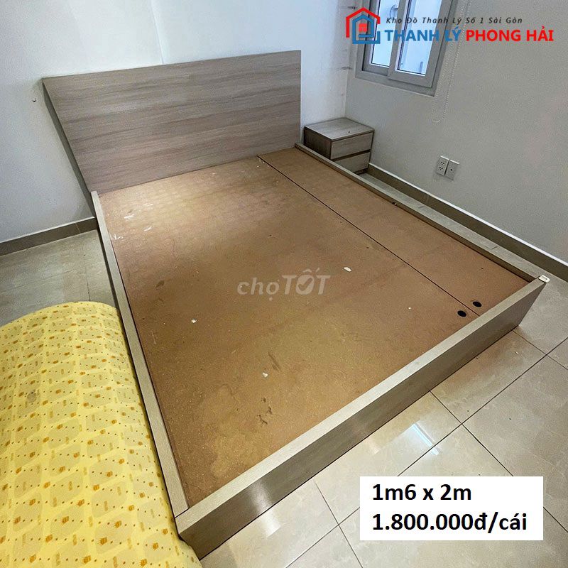 Nhiều Mẫu Giường Cũ Gỗ Công Nghiệp Bền Đẹp. Mua bán Giường, chăn ga gối nệm tại Quận Bình Thạnh Tp Hồ Chí Minh được đăng bởi thanh lý phong hải  hình 3