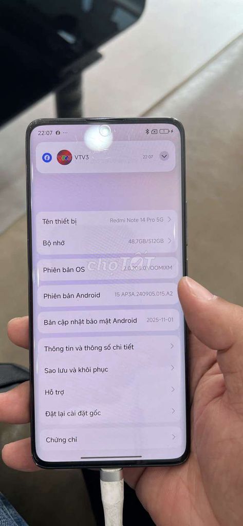 Xiaomi Redmi Note 14 Pro 5G 512GB Đen. Mua bán Điện thoại tại Quận Tân Phú Tp Hồ Chí Minh được đăng bởi Đăng hình 1