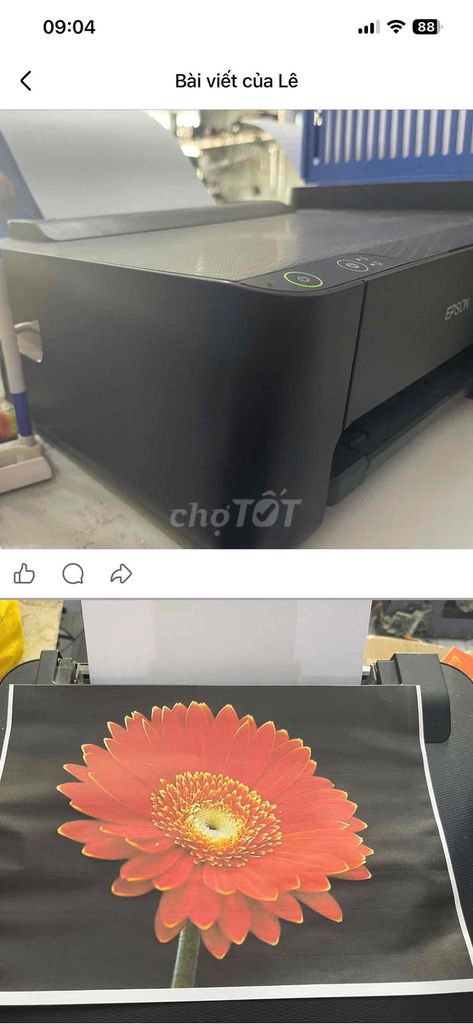 Máy in màu Epson L1110 Đen giá rẻ. Mua bán Đồ dùng văn phòng tại Thành phố Cà Mau Cà Mau được đăng bởi Máy Văn Phòng Lê Kim Cà Mau hình 1