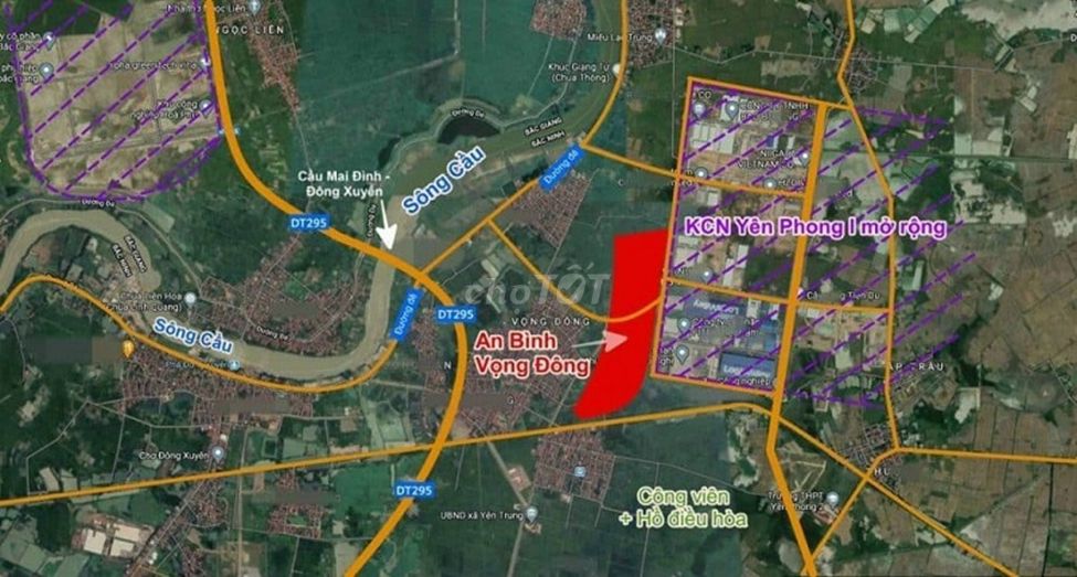 Đất nền KCN Yên Phong-Bắc NInh