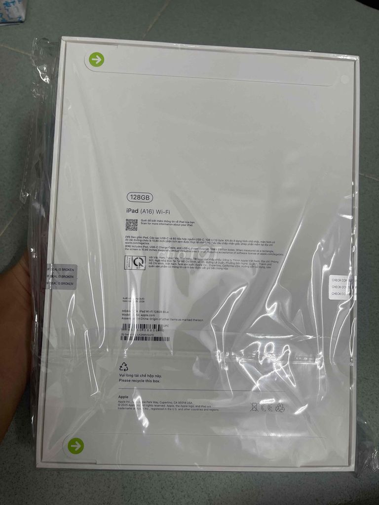iPad A16 2026 - 128GB nguyên seal, bh 12t PhongVu. Mua bán Máy tính bảng tại Quận Phú Nhuận Tp Hồ Chí Minh được đăng bởi Duc Phan hình 1