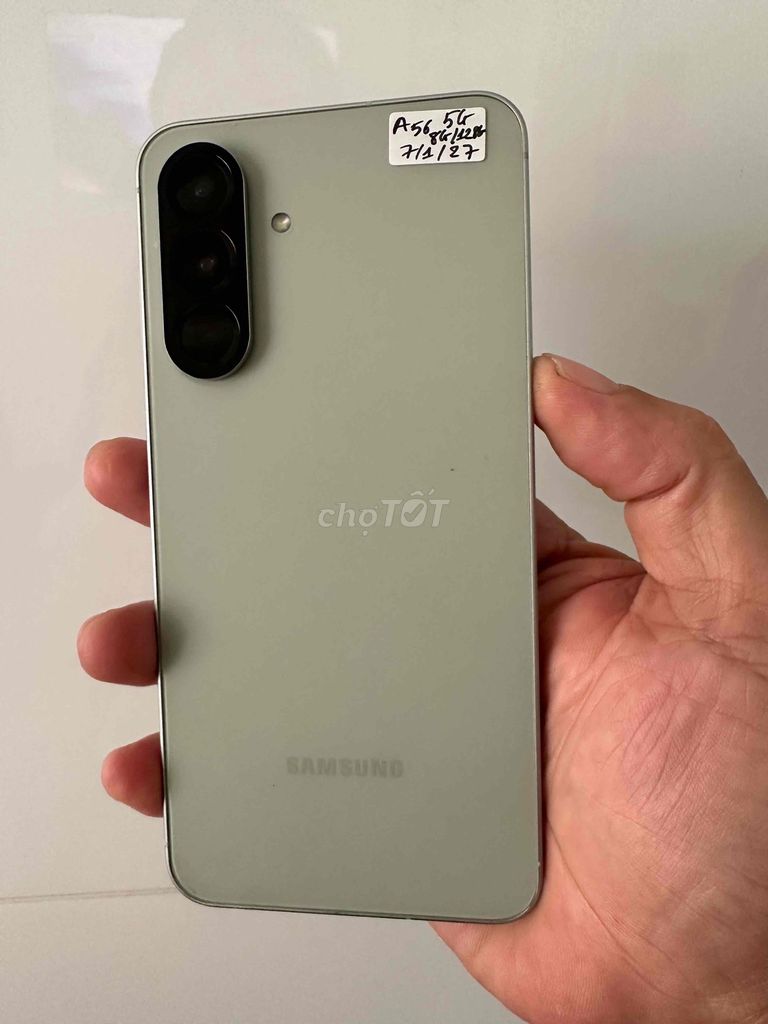 Samsung A56 5G 128GB Xanh ssvn BH 9 tháng. Mua bán Điện thoại tại Quận 10 Tp Hồ Chí Minh được đăng bởi nguyễn thanh phong hình 1