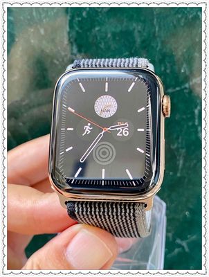 Apple Watch Sr4/44 Thép Vàng Esim Zin 100%