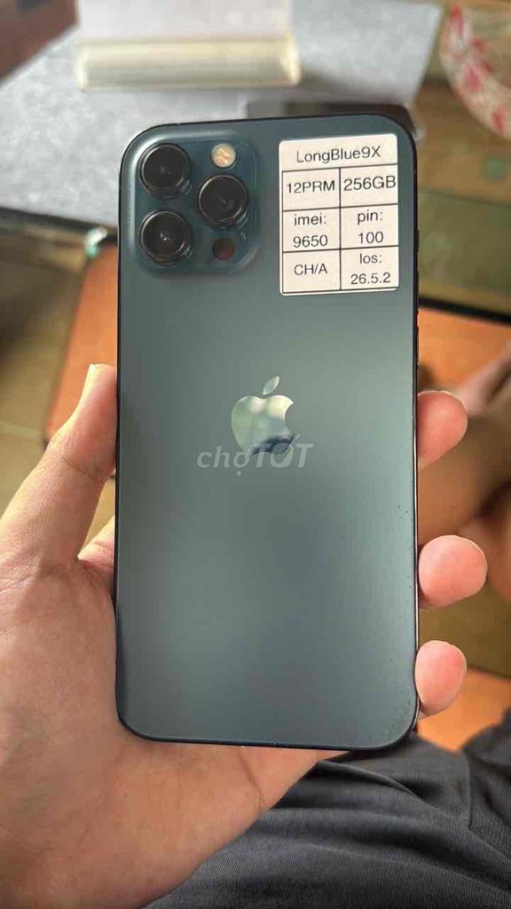 Apple iPhone 12 Pro Max 256GB Xanh Mới. Mua bán Điện thoại tại Quận Cầu Giấy Hà Nội được đăng bởi Long blue 9x hình 1