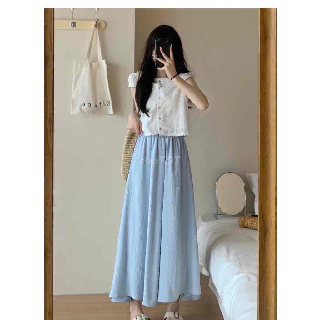 thanh lí quần giả váy đũi nữ size S. Mua bán Quần áo tại Quận Kiến An Hải Phòng được đăng bởi Cún Con hình 1