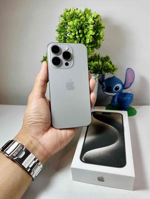 iPhone 15 Pro 128G Titan FULLBOX BH APPLE 5/2025