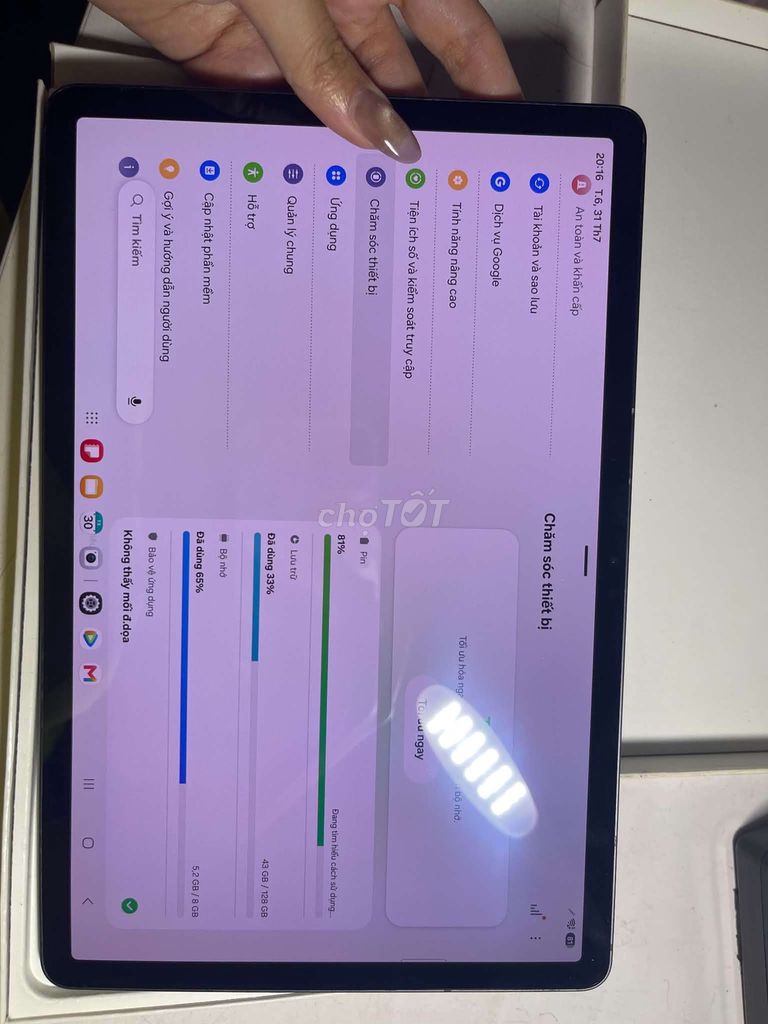 Samsung Galaxy Tab S9 8GB/128GB Wifi. Mua bán Máy tính bảng tại Quận 1 Tp Hồ Chí Minh được đăng bởi David Huỳnh hình 1