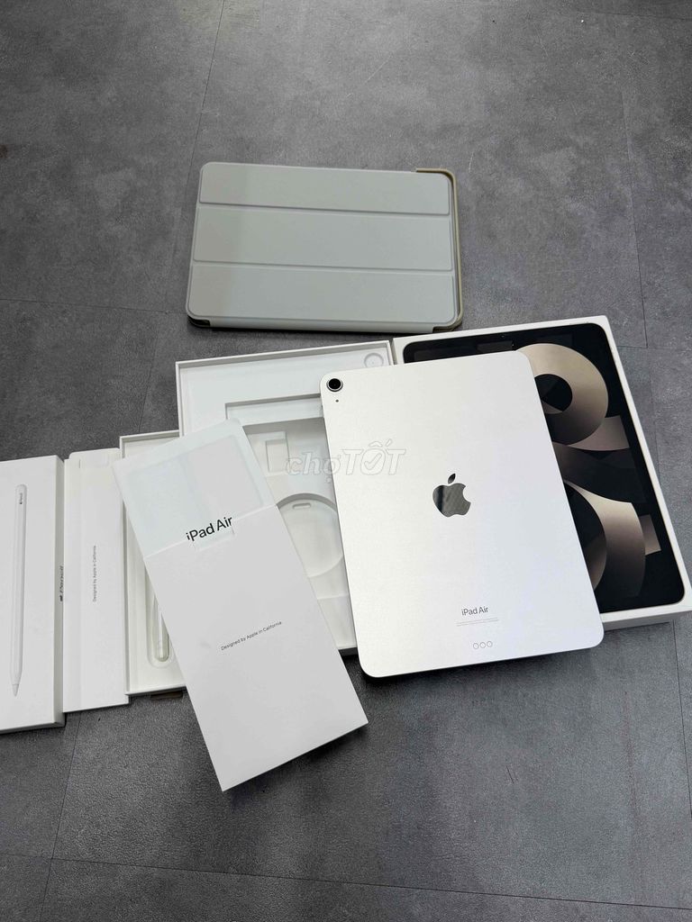 ipad Air 5 64G Wifi starlight Fullbox pin 9x mã VN. Mua bán Máy tính bảng tại Quận 10 Tp Hồ Chí Minh được đăng bởi Táo Tốt Apple  hình 1
