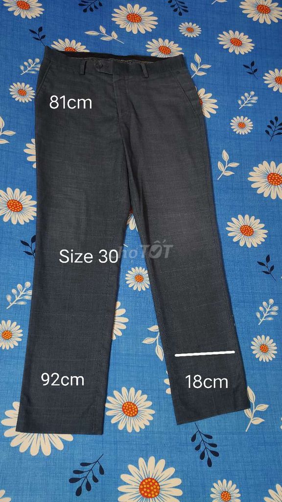Quần tây OWEN Nam Slim Fit size 30.. Mua bán Quần áo tại Quận 8 Tp Hồ Chí Minh được đăng bởi Tùng Nguyên  hình 1