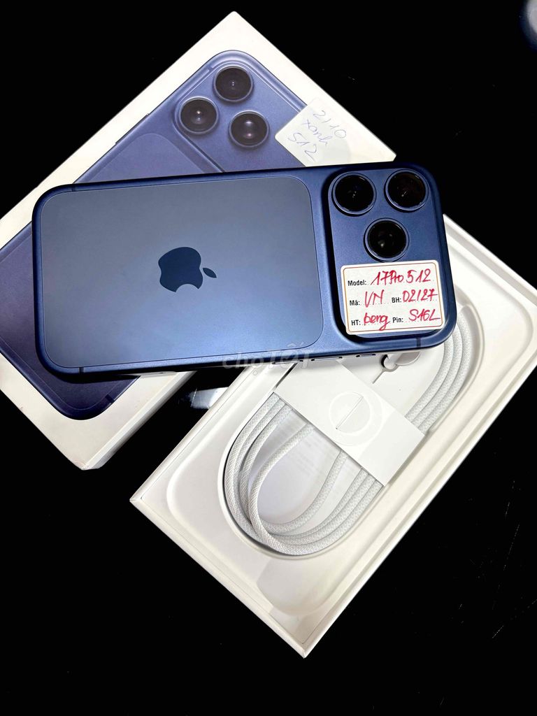 iphone 17Pro512gb Mua TGDĐ 15ngày Likenew 2/2027. Mua bán Điện thoại tại Quận Đống Đa Hà Nội được đăng bởi Quý Hoàng hình 1