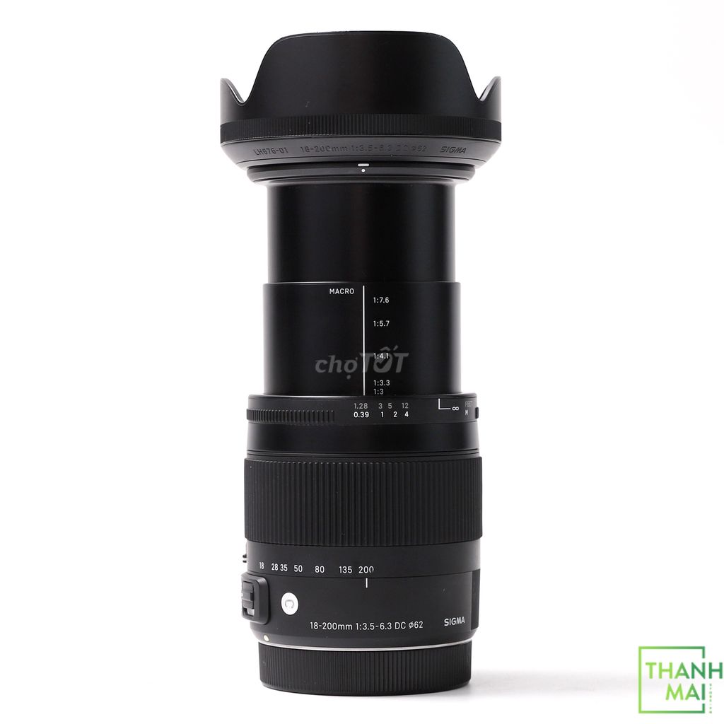 Ống kính Sigma 18-200mm F/3.5-6.3 DC Macro OS HSM. Mua bán Máy ảnh, Máy quay tại Quận Tân Bình Tp Hồ Chí Minh được đăng bởi Thanh hình 1