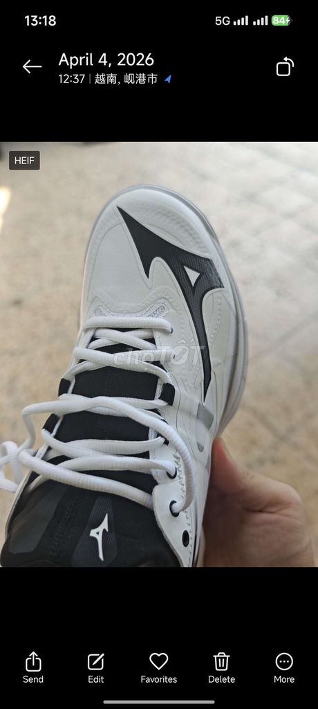 Giày thể thao Mizuno Wave Claw Neo 3 Trắng. Có fix. Mua bán Giày dép tại Quận Ngũ Hành Sơn Đà Nẵng được đăng bởi Nhật Anh hình 1