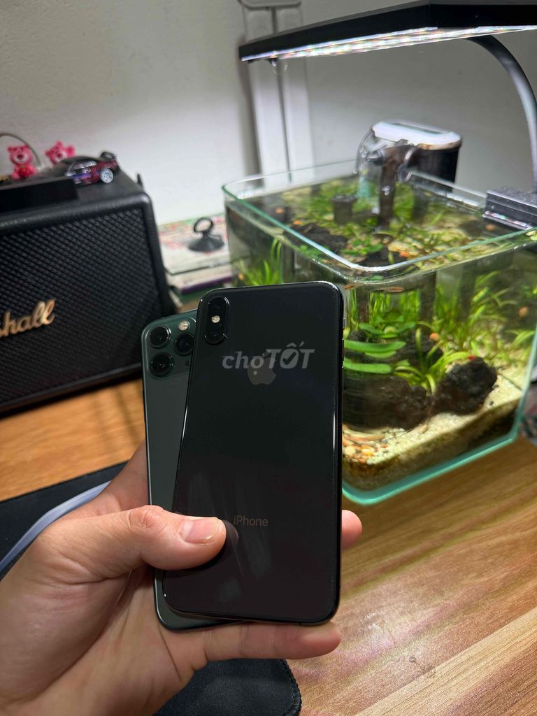 Combo iPhone XS và 11 Pro 256GB Xám Tốt. Mua bán Điện thoại tại Quận Hoàng Mai Hà Nội được đăng bởi local brand hình 1