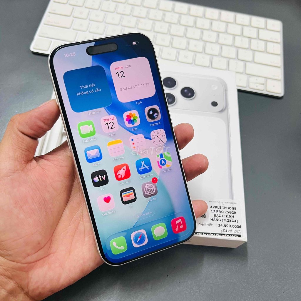 🌈iPhone 17 Pro 256GB Bạc 99% chính hãng fullbox. Mua bán Điện thoại tại Quận Ninh Kiều Cần Thơ được đăng bởi Trường Mobile hình 1