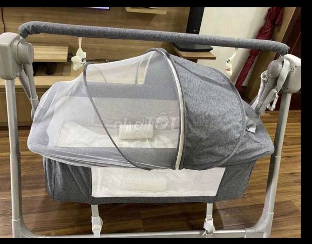 Nôi điện Honalife  Xám. Mua bán Mẹ và bé tại Quận Hoàng Mai Hà Nội được đăng bởi Vi San hình 1