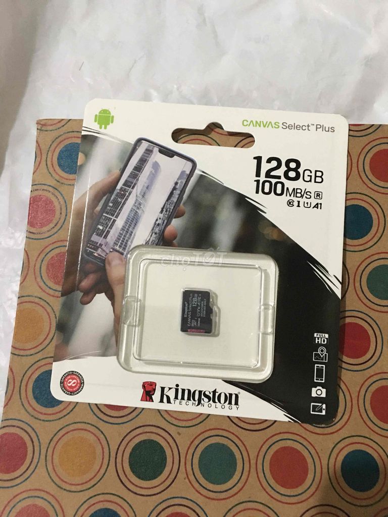 Thẻ nhớ Kingston 128G lắp camera và điện thoại. Mua bán Phụ kiện (Màn hình, Chuột...) tại Quận Cầu Giấy Hà Nội được đăng bởi HẢI ANH hình 1