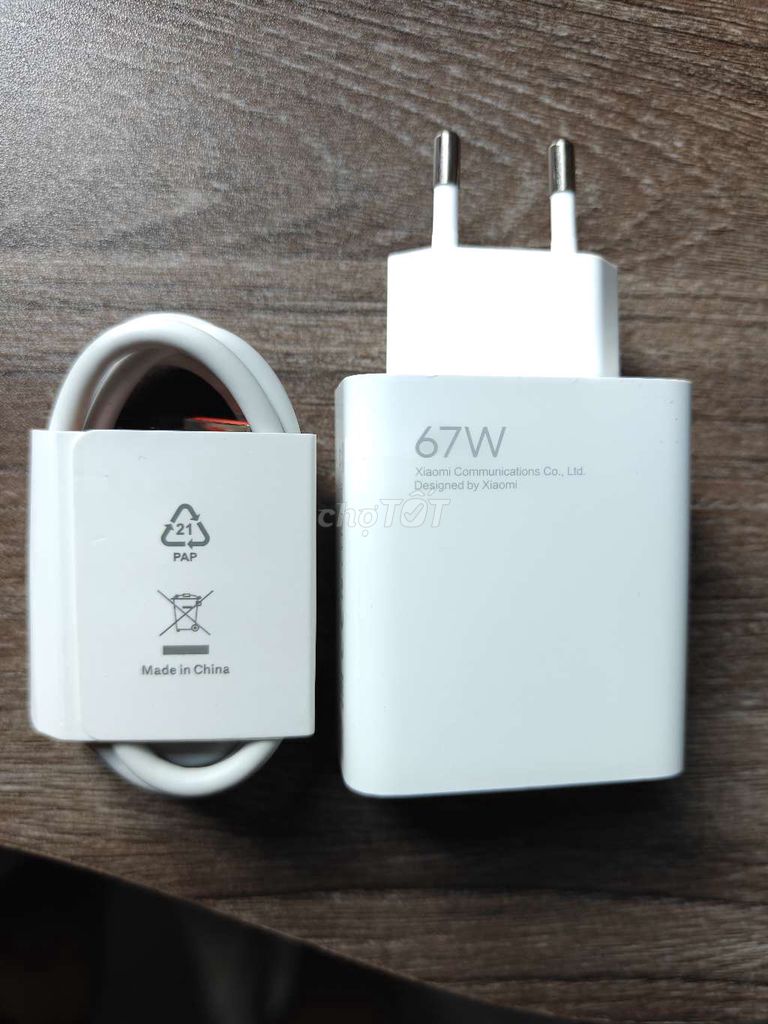 Bộ sạc nhanh Xiaomi 67 w. Mua bán Phụ kiện (Màn hình, Chuột...) tại Thành phố Buôn Ma Thuột Đắk Lắk được đăng bởi Quốc Thiên hình 1