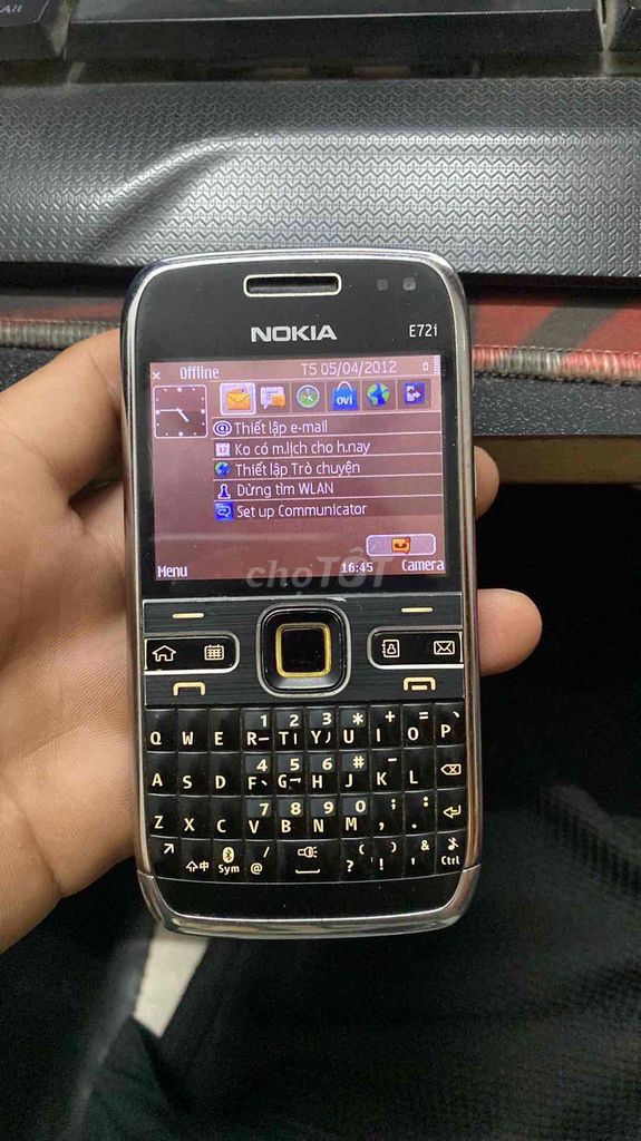 Nokia E72 Đen QWERTY, kèm thẻ nhớ và sạc. Mua bán Điện thoại tại Huyện Vĩnh Tường Vĩnh Phúc được đăng bởi Đức Hiếu hình 1