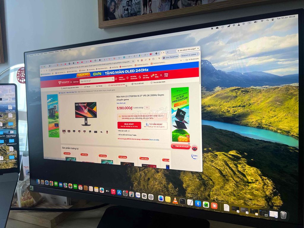 Màn hình LG 27G610A-B 27 inch 2K 200Hz IPS G-Sync. Mua bán Phụ kiện (Màn hình, Chuột...) tại Quận Gò Vấp Tp Hồ Chí Minh được đăng bởi thien duong hình 1