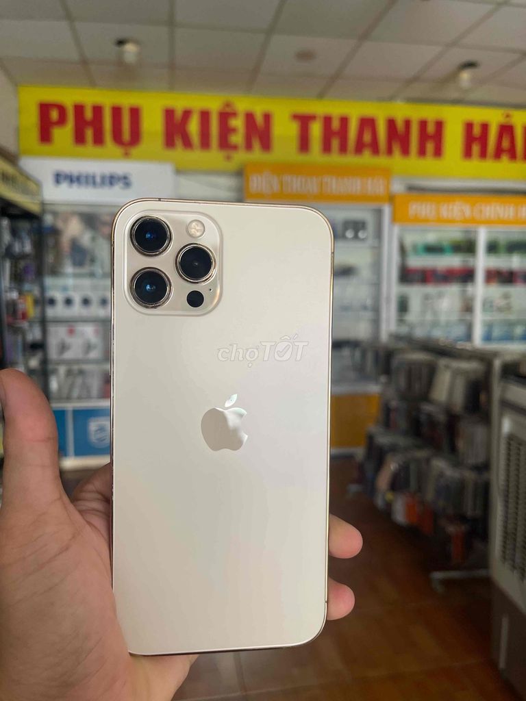Bán 12promax 128G vàng đã sử dụng. Mua bán Điện thoại tại Thành phố Dĩ An Bình Dương được đăng bởi Phan Văn Hải hình 1